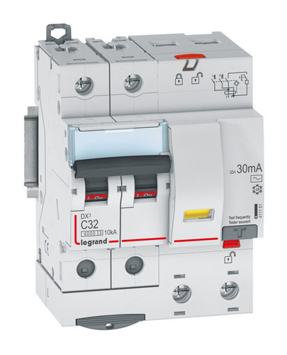 Дифавтомат Legrand DX³ 2P 32А (C) 6кА 30мА (AC)