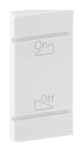 Valena Life MyHome Накладка для мех-змов BUS//SCS с симв. Освещение-звук 1 мод. Установка слева, бел.