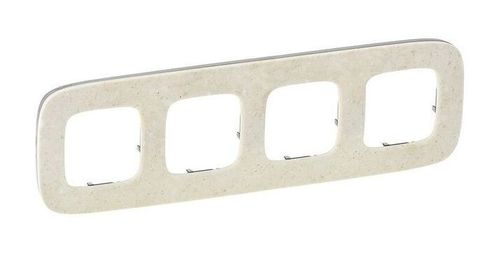 Valena Allure MyHome Панель лицевая для мех-змов BUS//SCS с симв. Освещение 1 мод. установка справа, алюм.