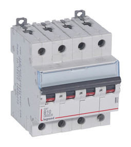 Автоматический выключатель DX³ 4P 10А (B) 6кА