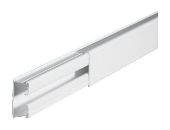 Мини-плинтус DLPlus - 32x16 - 1 отделение - длина 2,1 м - белый